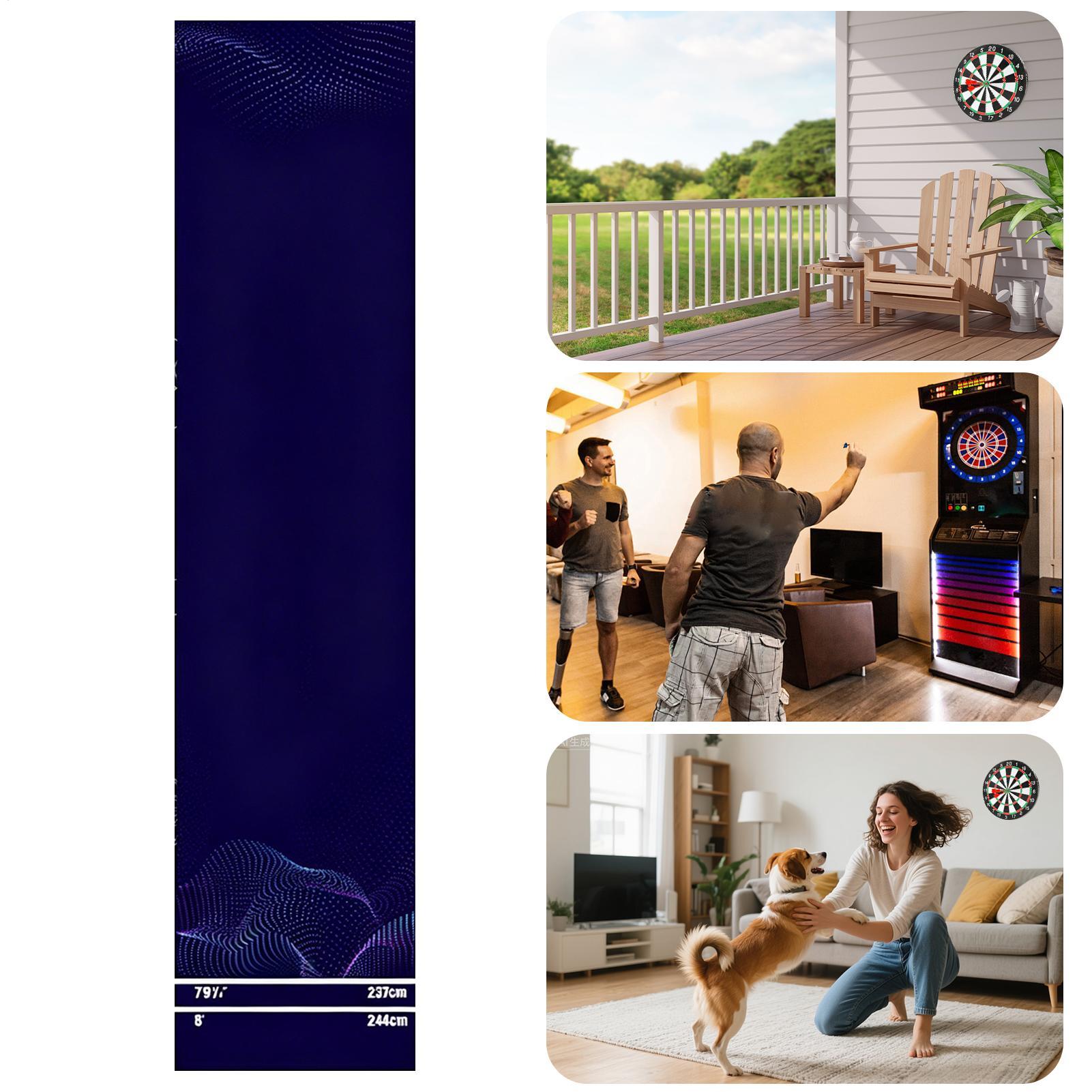 Tapis de fléchettes avec ligne - Throw Distance Board avis et prix
