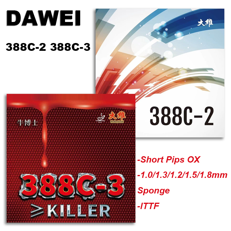 Dawei 388C-2 388C-3 Pips court - Table Tennis Court avis et prix