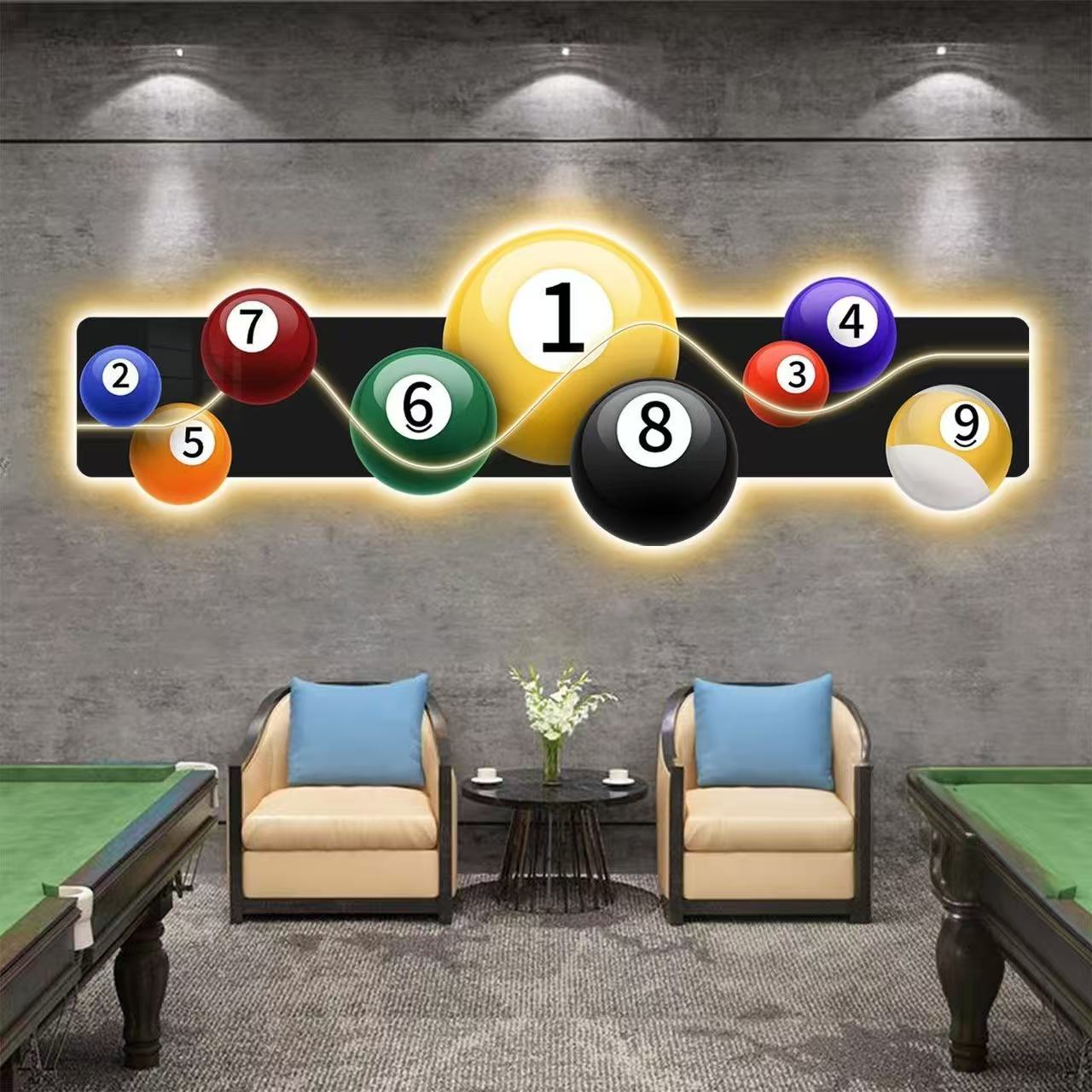Peinture décorative lumineuse  - Table Tennis No 1 avis et prix