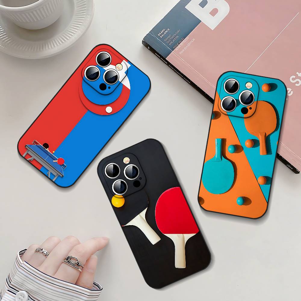 Coque de téléphone noire motif - Table Tennis Pro Pc avis et prix