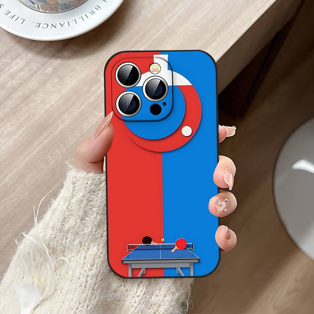 Coque de téléphone noire motif - Table Tennis Pro Pc avis et prix
