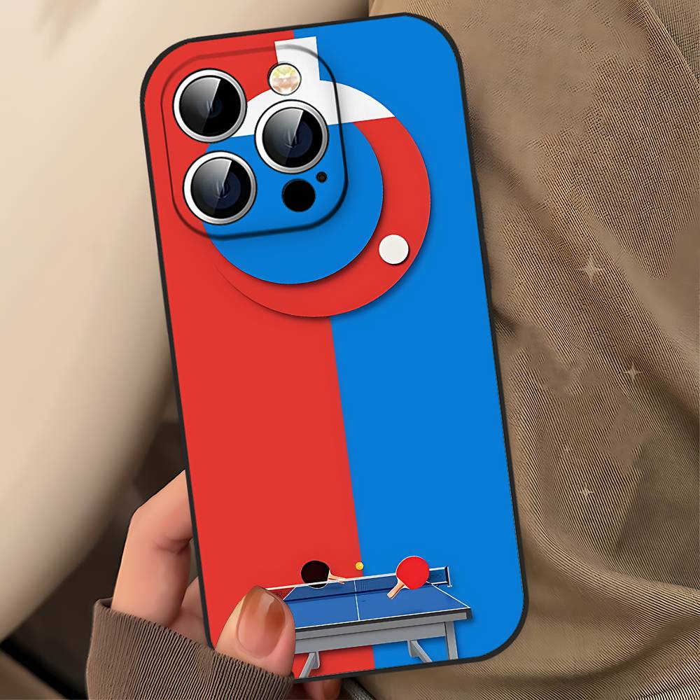 Coque de téléphone noire motif - Table Tennis Pro Pc avis et prix