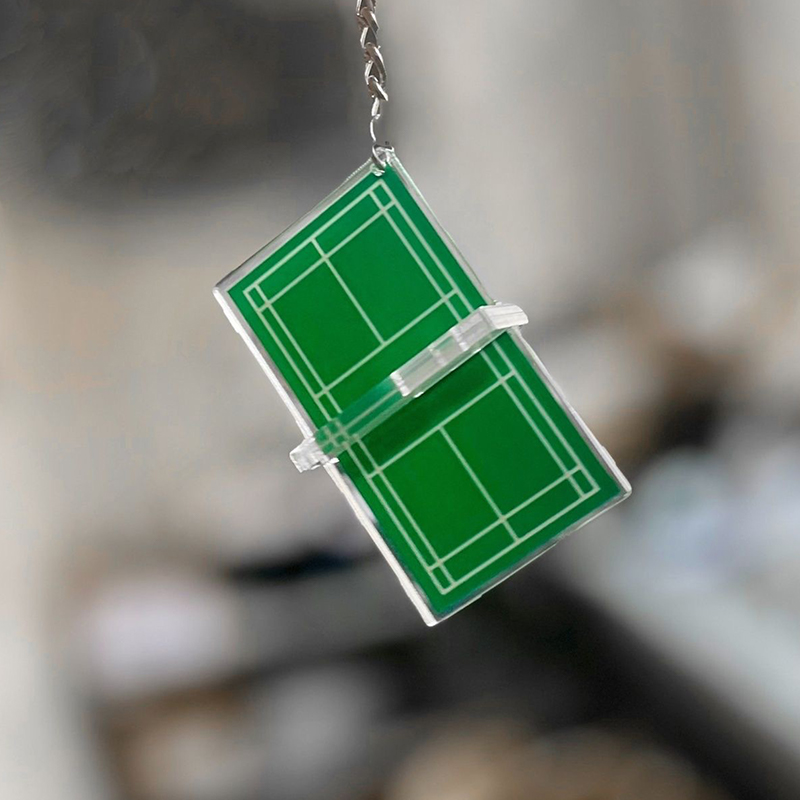 Porte-clés badminton en métal  - Table Tennis Ranking avis et prix
